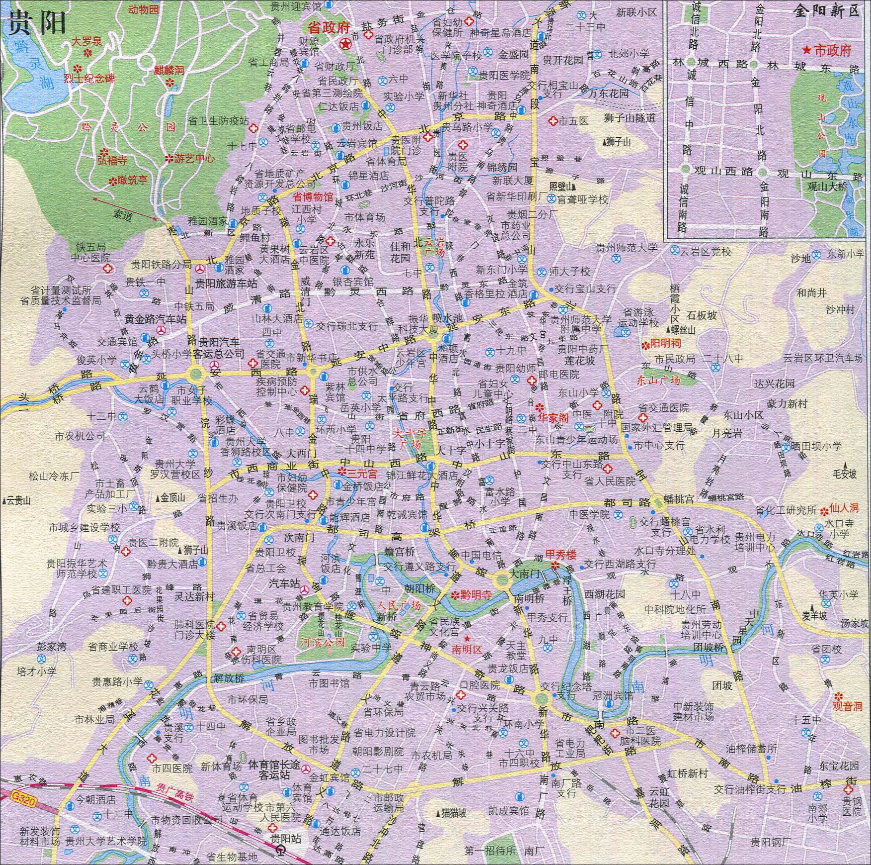 贵阳市最新地图